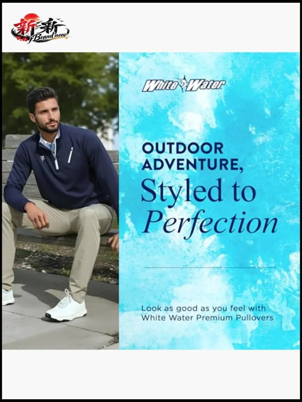Men's 1/4 Zip Pullover - Moisture-Wicking, 4-Way Stretch Performance Sweater